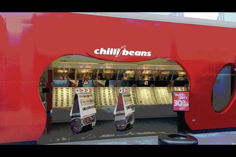 Brazilian brand Chilli Beans is the largest retailer of sunglasses in South America and has branches across the continent. It has just 14 stores in North America however, and 10 of them are in Los Angeles.
